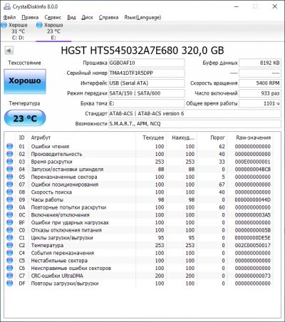 Лот: 17918928. Фото: 1. Жесткий диск для ноутбука: HGST... Жёсткие диски (HDD)