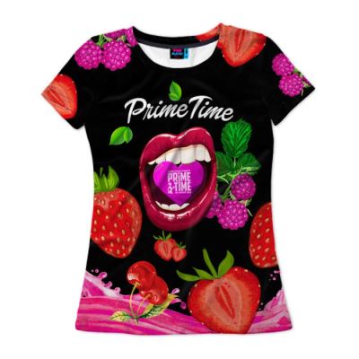 Лот: 10950341. Фото: 1. Женская футболка 3D "Prime Time... Футболки, топы и майки