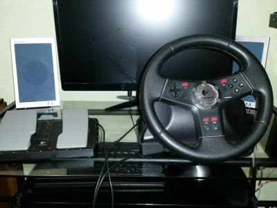 Лот: 7556290. Фото: 1. Logitech Formula Vibration Feedback... Рули, джойстики