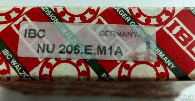 Лот: 13572952. Фото: 1. Подшипник NU 206.E.M1A IBC. Промышленное
