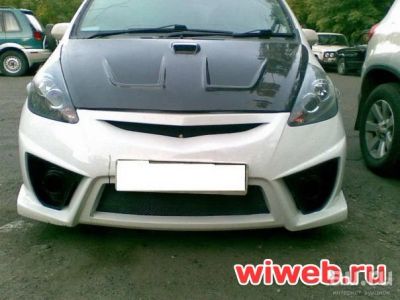 Лот: 16386129. Фото: 1. Бампер передний HONDA FIT GD-1... Детали тюнинга