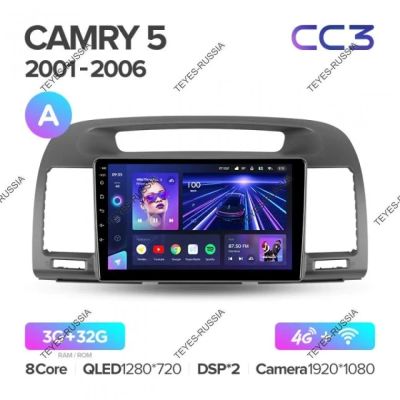 Лот: 20760606. Фото: 1. Магнитола Teyes CC3L Toyota Camry... Автомагнитолы