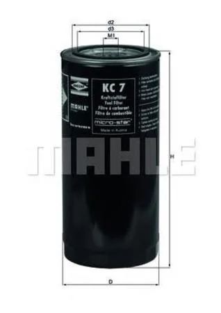 Лот: 18583085. Фото: 1. Фильтр топливный mahle kc 7 s0322... Топливная система