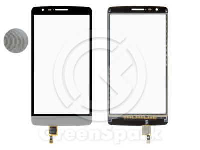 Лот: 16537870. Фото: 1. Тачскрин для LG G3s (D724) (серый... Дисплеи, дисплейные модули, тачскрины