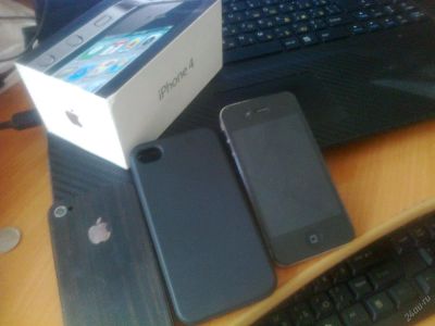 Лот: 2967819. Фото: 1. Продам iPhone 4 (рассматриваю... Смартфоны