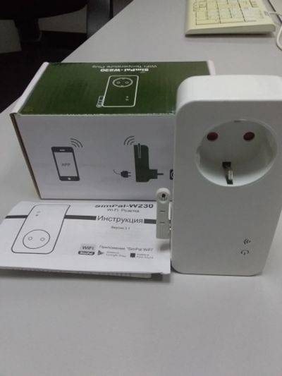 Лот: 25528830. Фото: 1. Розетка WiFi SimPalW230 16А с... WiFi, Bluetooth адаптеры