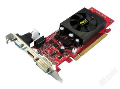 Лот: 1685047. Фото: 1. Видеокарта Palit GeForce 8400... Видеокарты