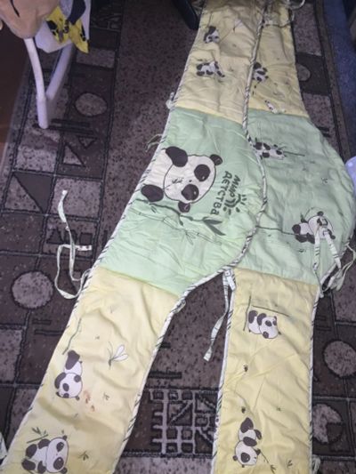 Лот: 16356563. Фото: 1. Бортики в кровать новые 2 шт. Постельные принадлежности