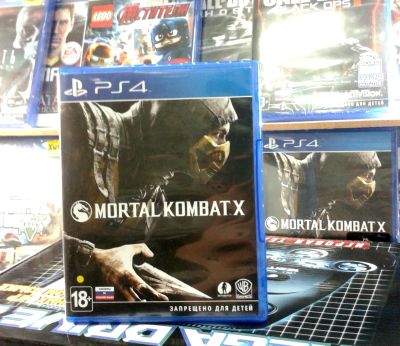 Лот: 7002422. Фото: 1. Mortal Kombat X!!! Диск на Playstation... Игры для консолей