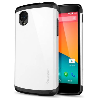 Лот: 3953244. Фото: 1. Чехол для LG Google Nexus 5 Spigen... Чехлы, бамперы