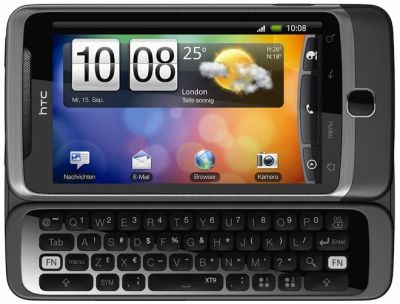 Лот: 3370252. Фото: 1. htc desire z. Смартфоны