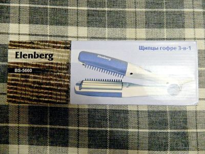 Лот: 12621053. Фото: 1. Насадки гофре от щипцов Elenberg... Укладка и стрижка волос, бритьё, эпиляция