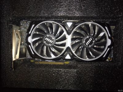 Лот: 15096486. Фото: 1. MSI ARMOR RX 580 4G В отличном... Видеокарты