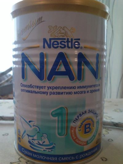Лот: 3177904. Фото: 1. Молочная смесь NAN Premium 400г. Детское питание