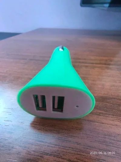 Лот: 15988152. Фото: 1. Зарядное в авто на 2 USB порта... Электроприборы для автомобиля