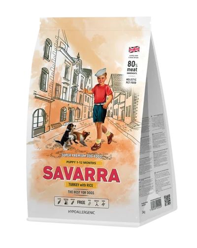 Лот: 11620837. Фото: 1. Savarra (Саварра) Индейка/Рис... Корма