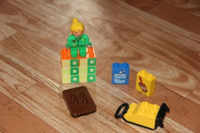 Лот: 4579133. Фото: 1. Ретро- набор Lego Duplo, газонокосильщик. Конструкторы