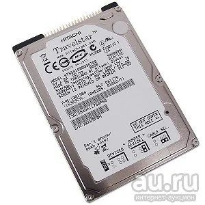 Лот: 8224182. Фото: 1. Hitachi Travelstar 5K100 HTS541080G9AT00... Жёсткие диски (HDD)