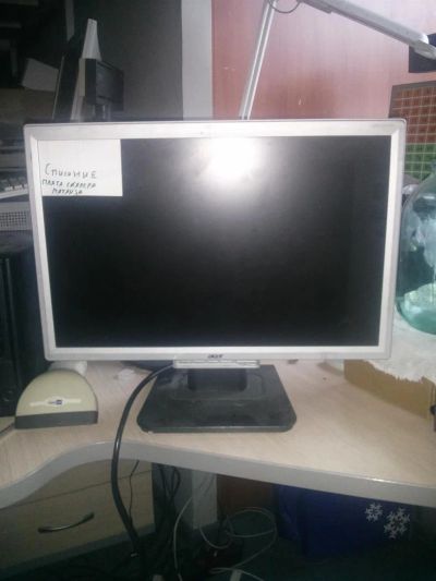 Лот: 3919183. Фото: 1. Неисправный монитор Acer AL1916W... ЖК-мониторы
