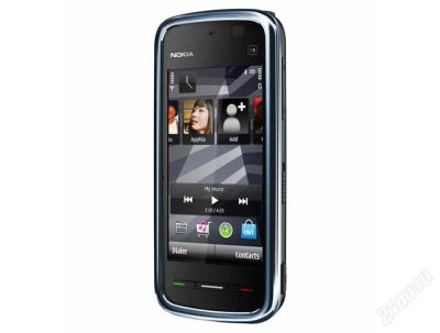 Лот: 1182539. Фото: 1. Nokia 5230 navi black chrom. Смартфоны