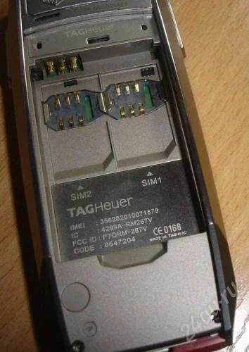 Лот: 1233977. Фото: 1. телефон дешево !Vertu Tag Heuer... Кнопочные мобильные телефоны