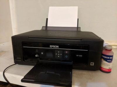 Лот: 14832368. Фото: 1. Принтер Epson xp-303. Картриджи, расходные материалы