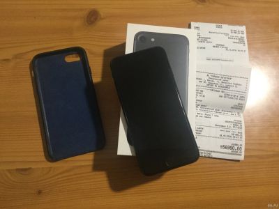 Лот: 15265593. Фото: 1. iPhone 7 Black 32GB РСТ. Смартфоны