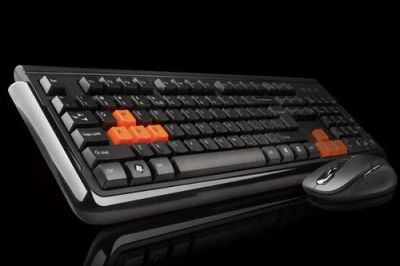 Лот: 4452192. Фото: 1. Набор беспроводный Игровой A4-Tech... Клавиатуры и мыши
