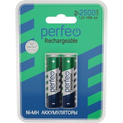 Лот: 25794732. Фото: 1. Аккумулятор Perfeo R06 (2500ma... Батарейки, аккумуляторы, элементы питания