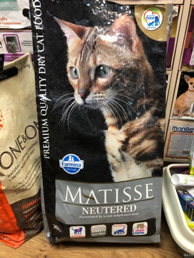 Лот: 15296428. Фото: 1. Матиз Matisse Adult Cat Neutered... Корма