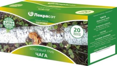 Лот: 7008017. Фото: 1. Чага -березовый гриб, ф/пак 1... Антисептики, защитные средства, медицинские маски