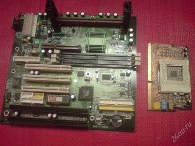Лот: 1552773. Фото: 1. Материнская плата 6bx\via\zx86. Материнские платы