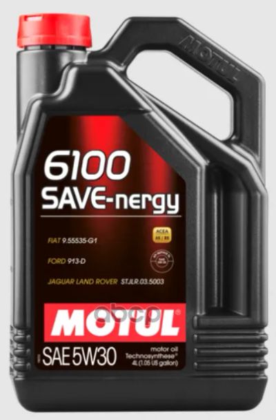 Лот: 24858224. Фото: 1. MOTUL Моторное Масло 6100 Save-Nergy... Масла, жидкости