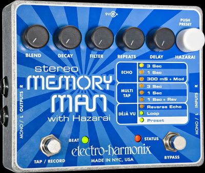 Лот: 6310639. Фото: 1. Electro-Harmonix Stereo Memory... Гитарные эффекты и комбоусилители