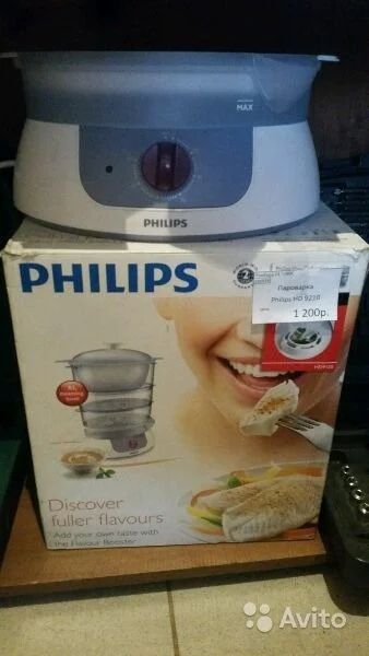 Лот: 8640570. Фото: 1. Пароварка philips HD 9210. Кухонная