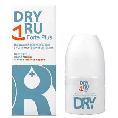 Лот: 23725120. Фото: 1. DRY RU Forte Plus Дезодорант-антиперспирант... Лекарства