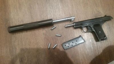 Лот: 9941939. Фото: 1. макет Стволик ТТ с резьбой 13х1... Оружие