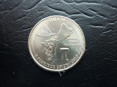 Лот: 3896465. Фото: 1. Квотер США 2009 год Гуам. Америка