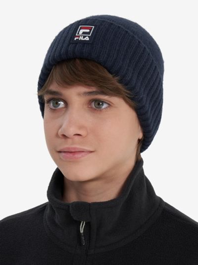 Лот: 22407644. Фото: 1. Шапка детская FILA, Синий. Другое (спортивная одежда)