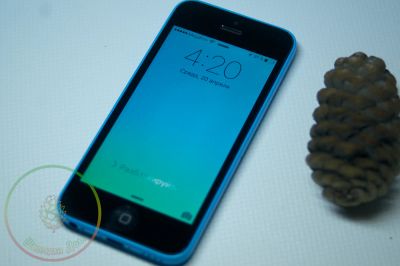 Лот: 7516998. Фото: 1. 420 Apple iPhone 5c 16 gb blue... Смартфоны