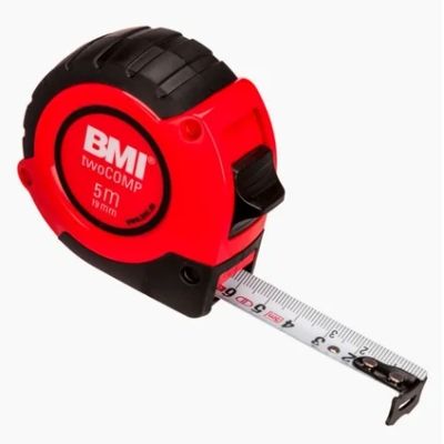 Лот: 12032841. Фото: 1. Рулетка BMI twoCOMP 5 M Измерительная... Ручной инструмент