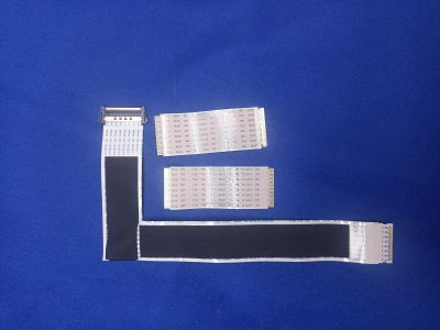 Лот: 21254553. Фото: 1. LVDS + 2 шлейфа от T-Con до Driver... Запчасти для телевизоров, видеотехники, аудиотехники