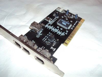 Лот: 2177552. Фото: 1. Старая сетевая карта 1394 PCI. Сетевые карты