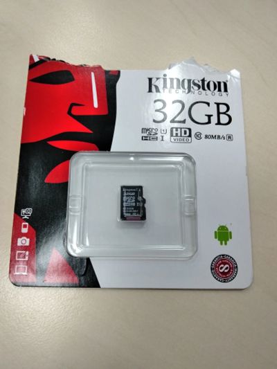 Лот: 15210963. Фото: 1. Карта памяти microSD HC 32 GB... Карты памяти