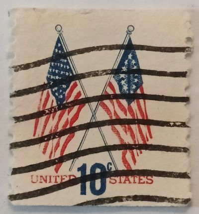 Лот: 25375750. Фото: 1. Марки_США, 10 цента 1973 год... Марки