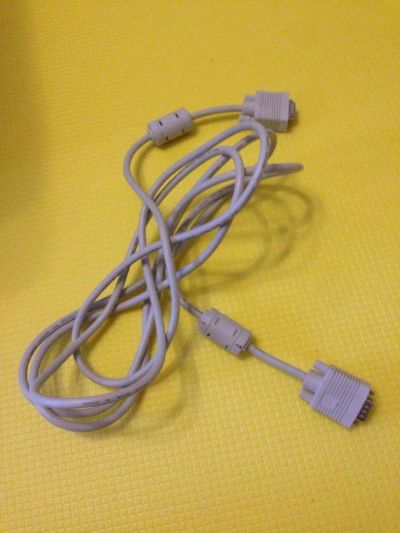 Лот: 11350333. Фото: 1. Кабель для монитора vga 3м. Шлейфы, кабели, переходники