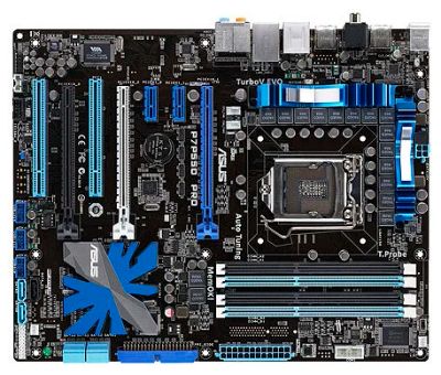 Лот: 7555042. Фото: 1. Asus p7p55d-pro + I7-860. Материнские платы