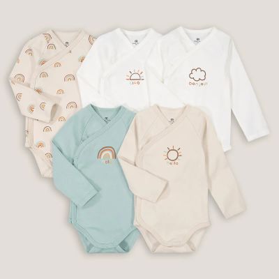 Лот: 24217009. Фото: 1. Комплект из пяти боди с LaRedoute. Ползунки, распашонки, слипы