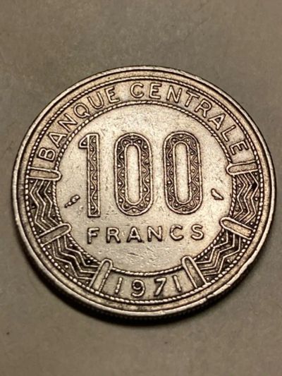 Лот: 19311522. Фото: 1. Камерун 100 франков, 1971. Африка