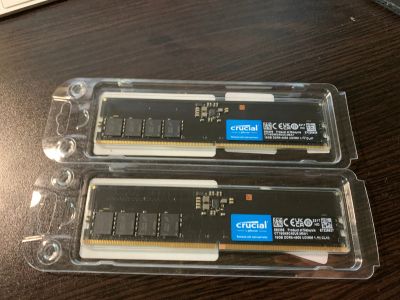 Лот: 19504353. Фото: 1. 32GB (16+16) DDR5 4800 Crucial... Оперативная память